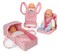Badger Basket First Class 5-Piece Doll Travel Set - Pink/Stars